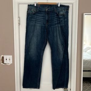 Lucky Brand Vintage Straight Jeans with Back Flap Pockets